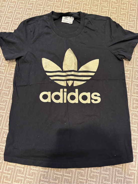 adidas Tops - Adidas Women’s Sparkly Tee with Gold Logo